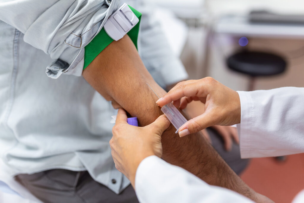 phlebotomy poulton-le-fylde blood test