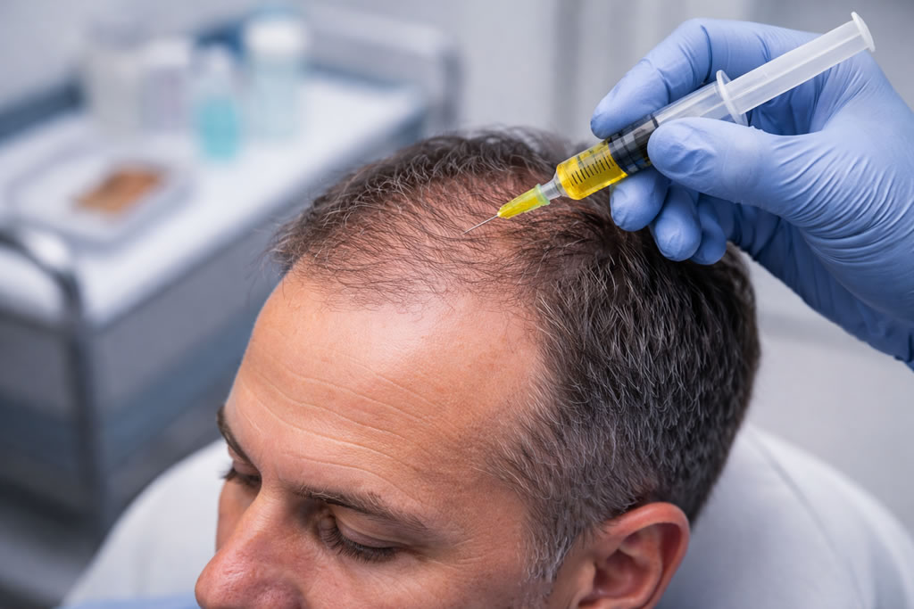 PRP treatment for hair restoration